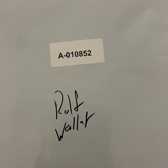 Rolfs American Classic Cowhide Leather Kiss Lock Checkbook Wallet Black Vintage - Picture 9 of 9